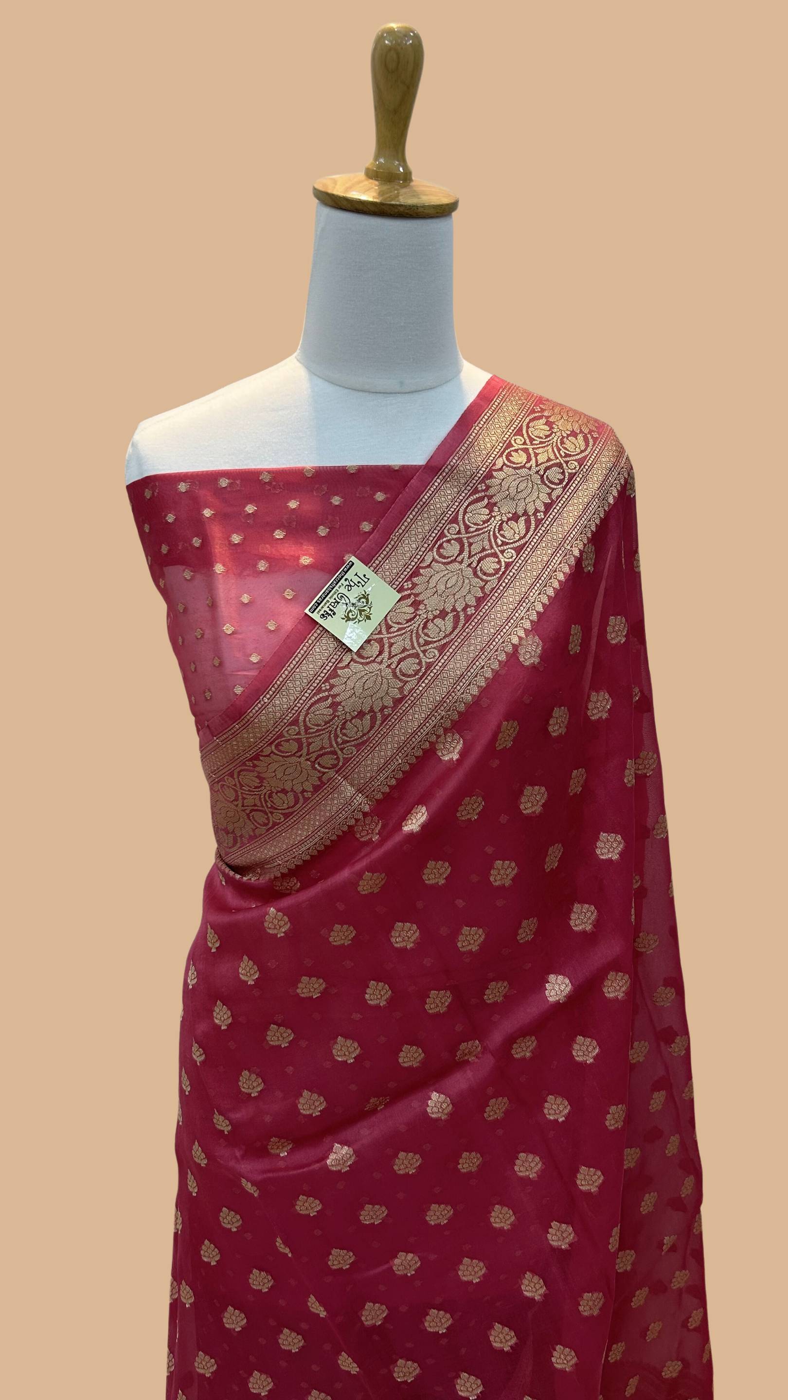 Pure Kora Silk Handloom Banarasi Saree