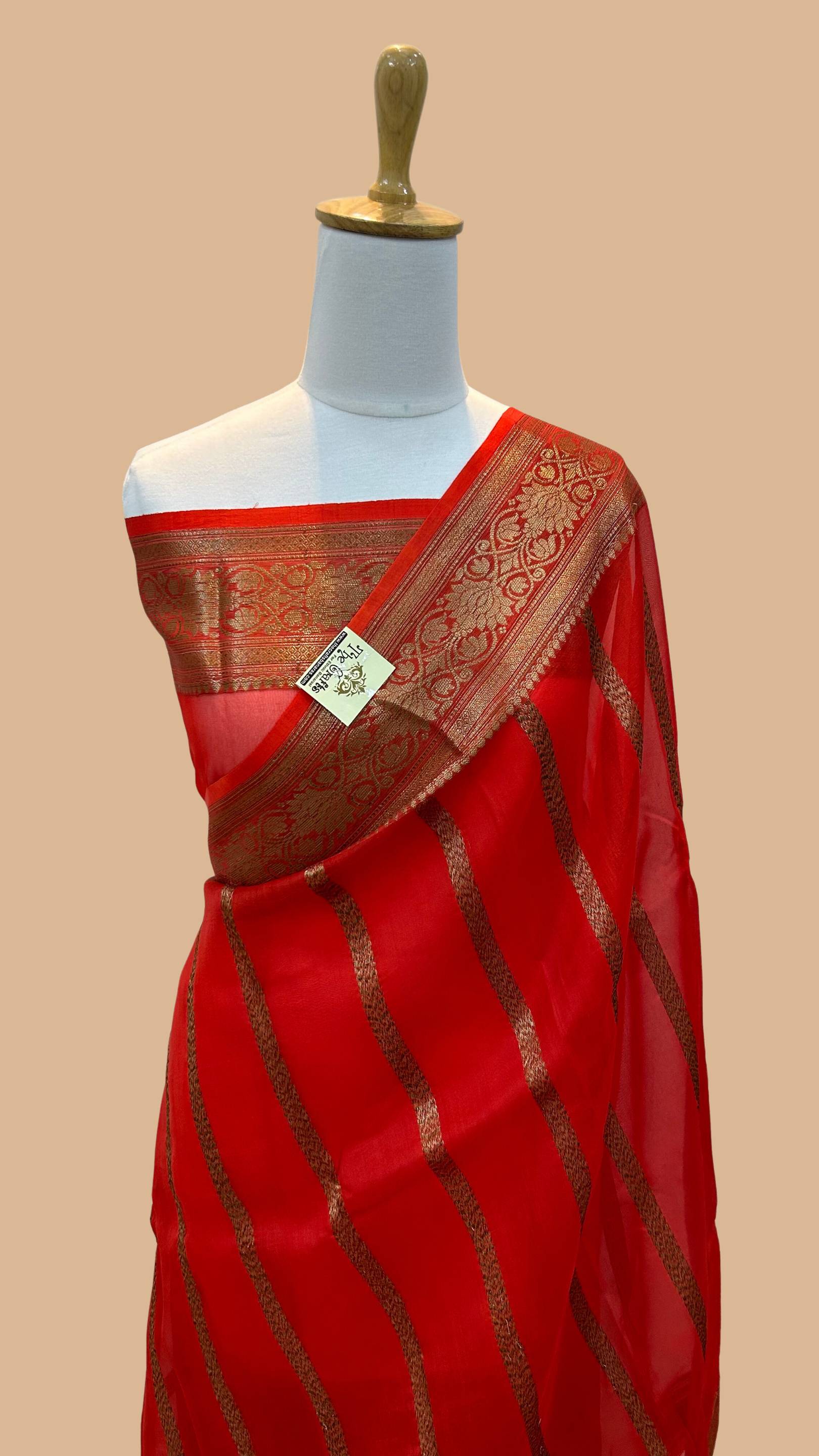 Pure Kora Silk Handloom Banarasi Saree