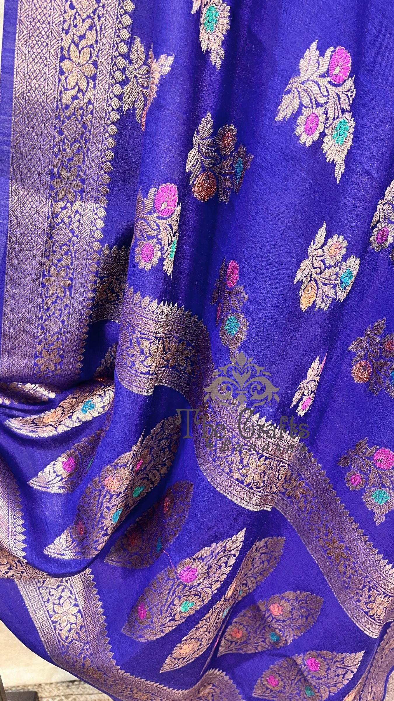 Pure Munga Silk Banarasi Saree