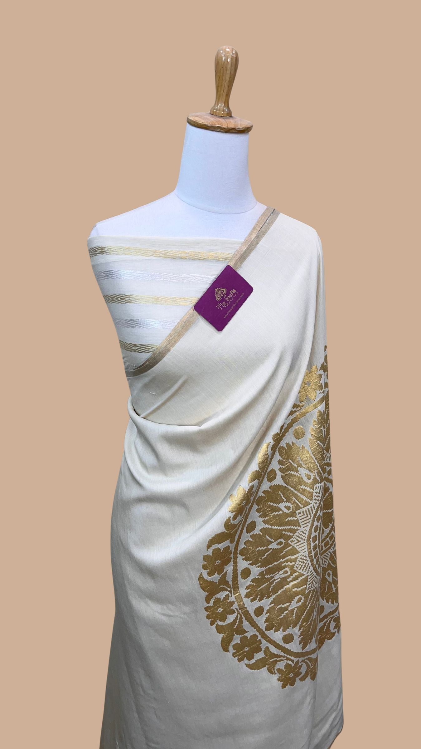Pure Munga Silk Handloom Banarasi Saree