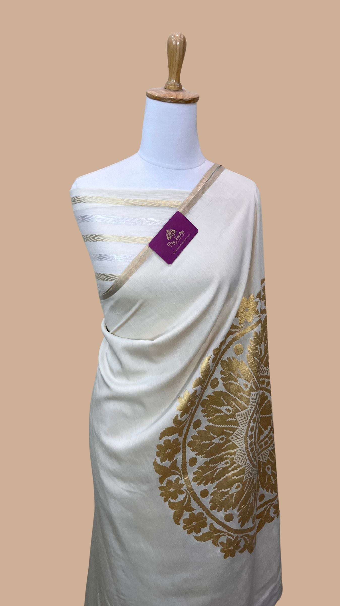 Pure Munga Silk Handloom Banarasi Saree