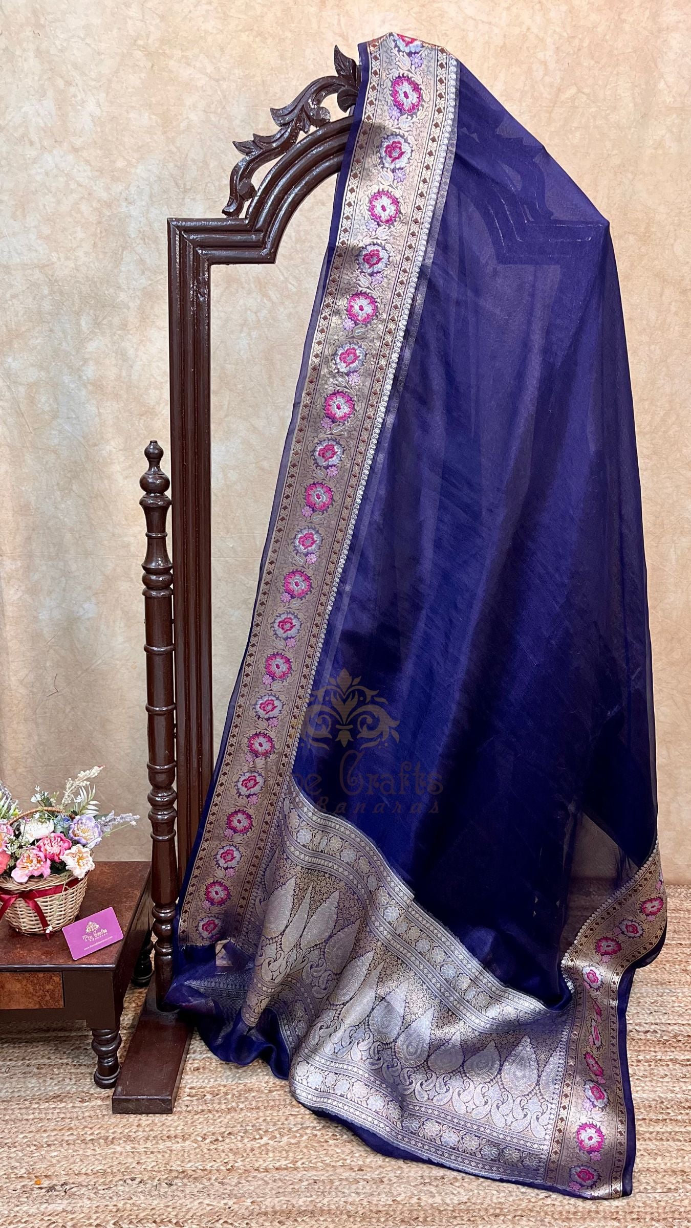 Pure Kora Tissue Silk Banarasi Saree