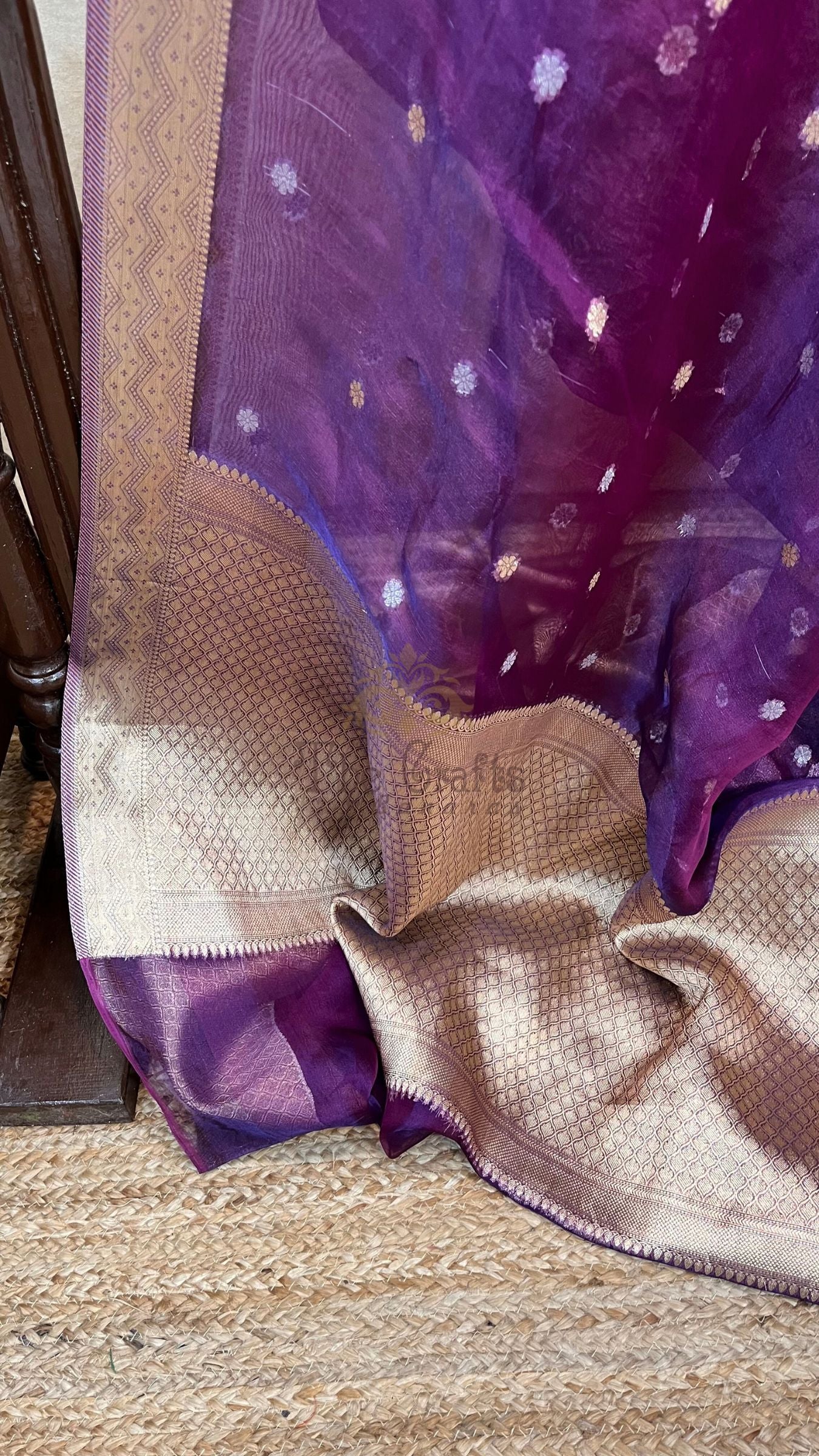 Pure Kora Tissue Silk Banarasi Saree