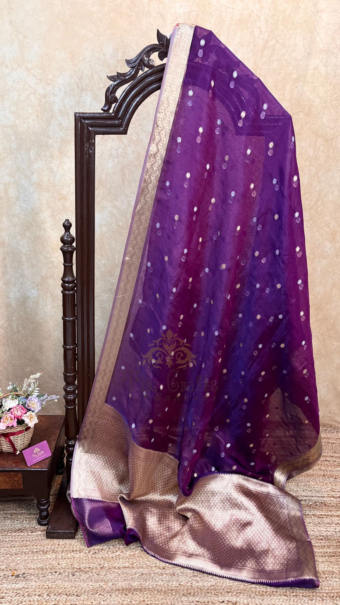 Pure Kora Tissue Silk Banarasi Saree