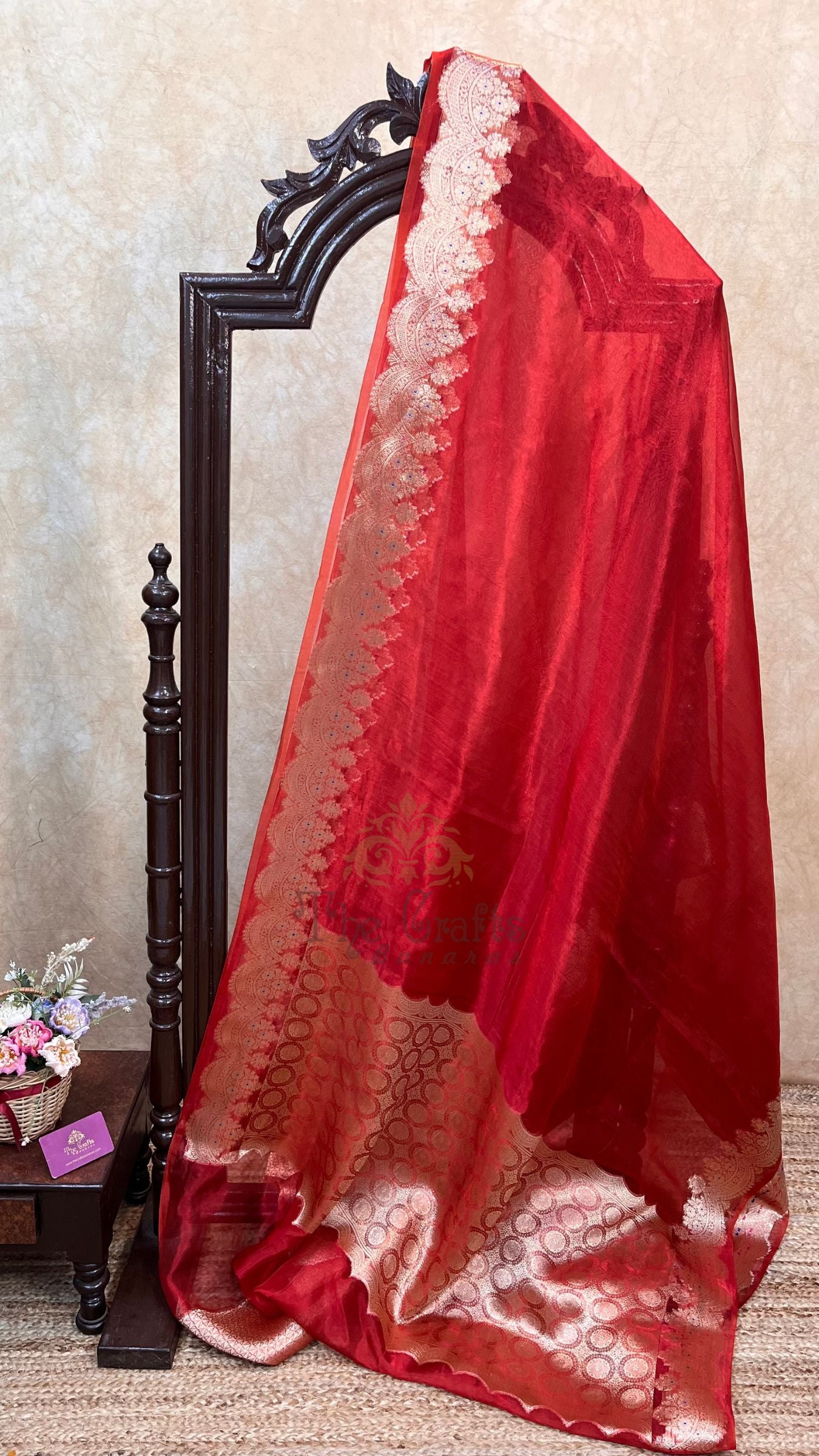 Pure Kora Tissue Silk Banarasi Saree