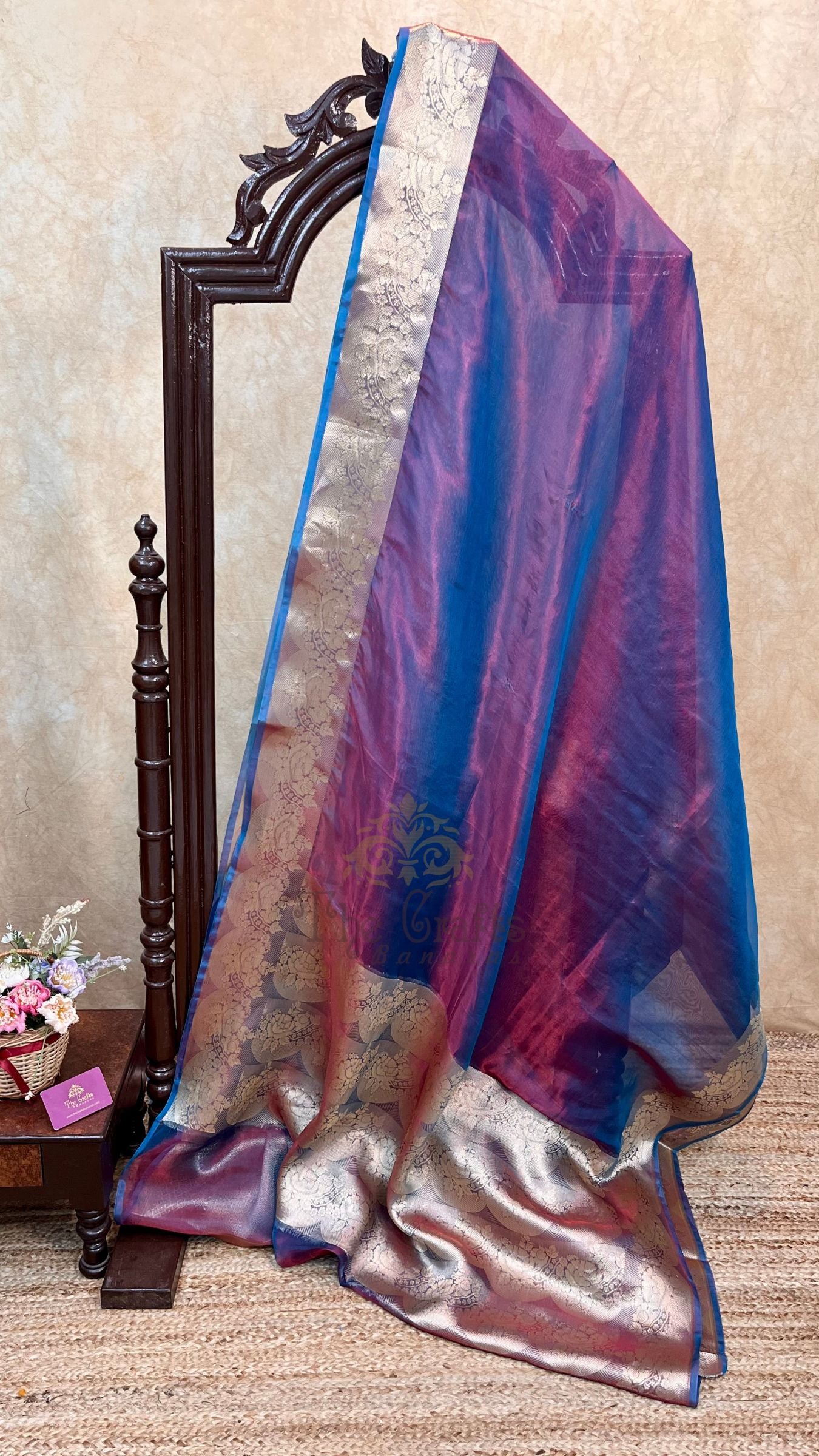 Pure Kora Tissue Silk Banarasi Saree