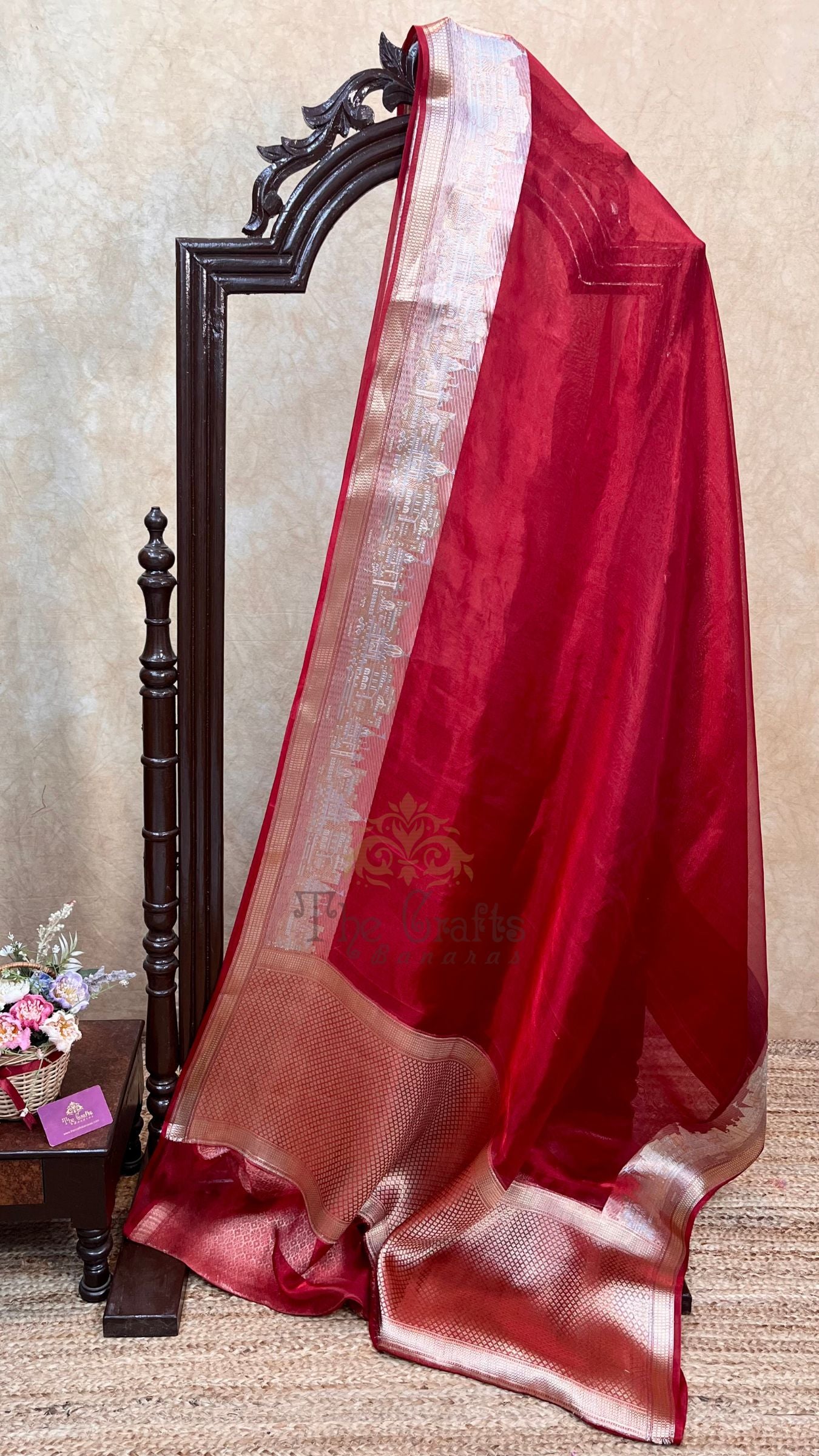 Pure Kora Tissue Silk Banarasi Saree