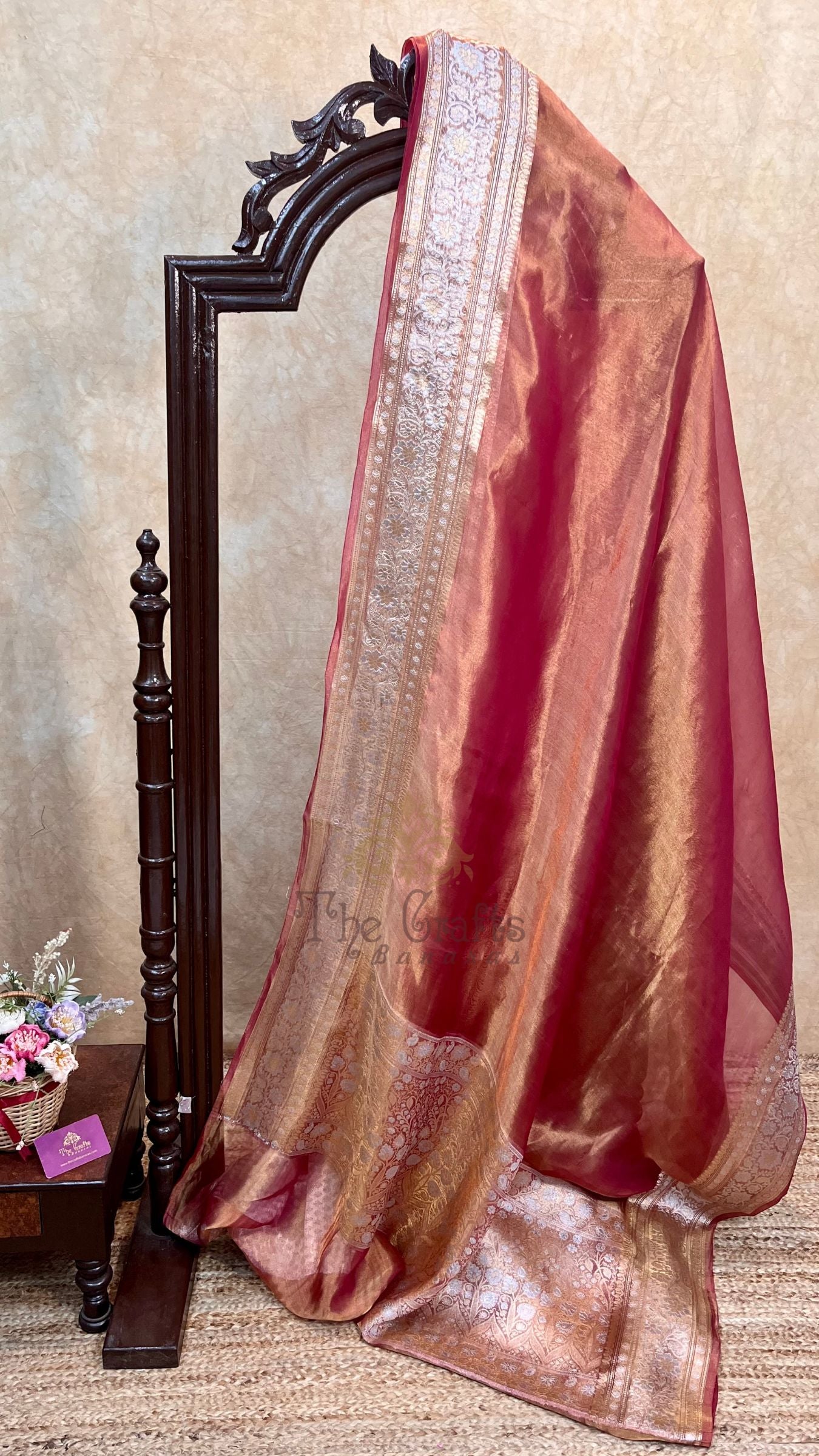 Pure Kora Tissue Silk Banarasi Saree