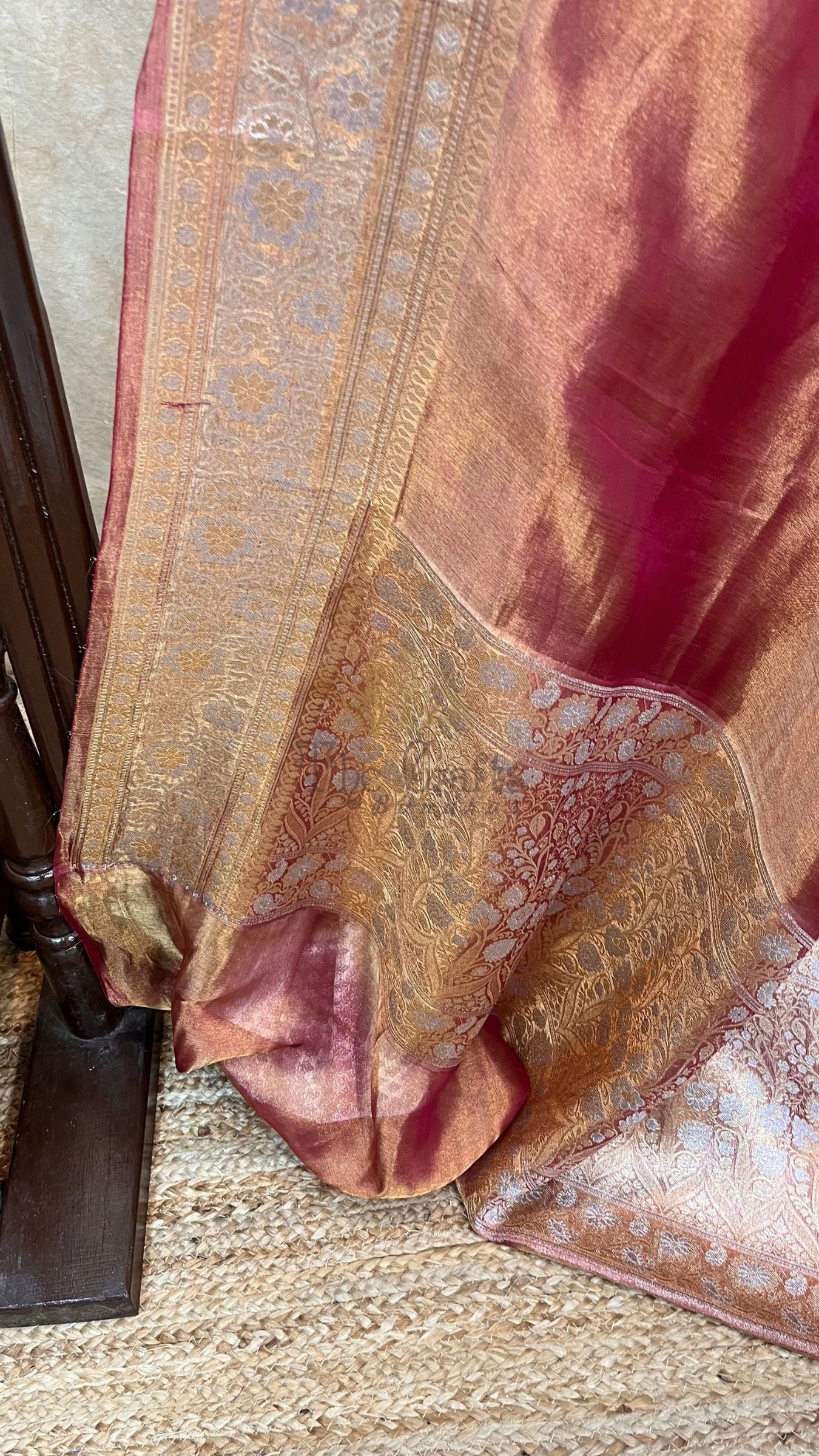 Pure Kora Tissue Silk Banarasi Saree