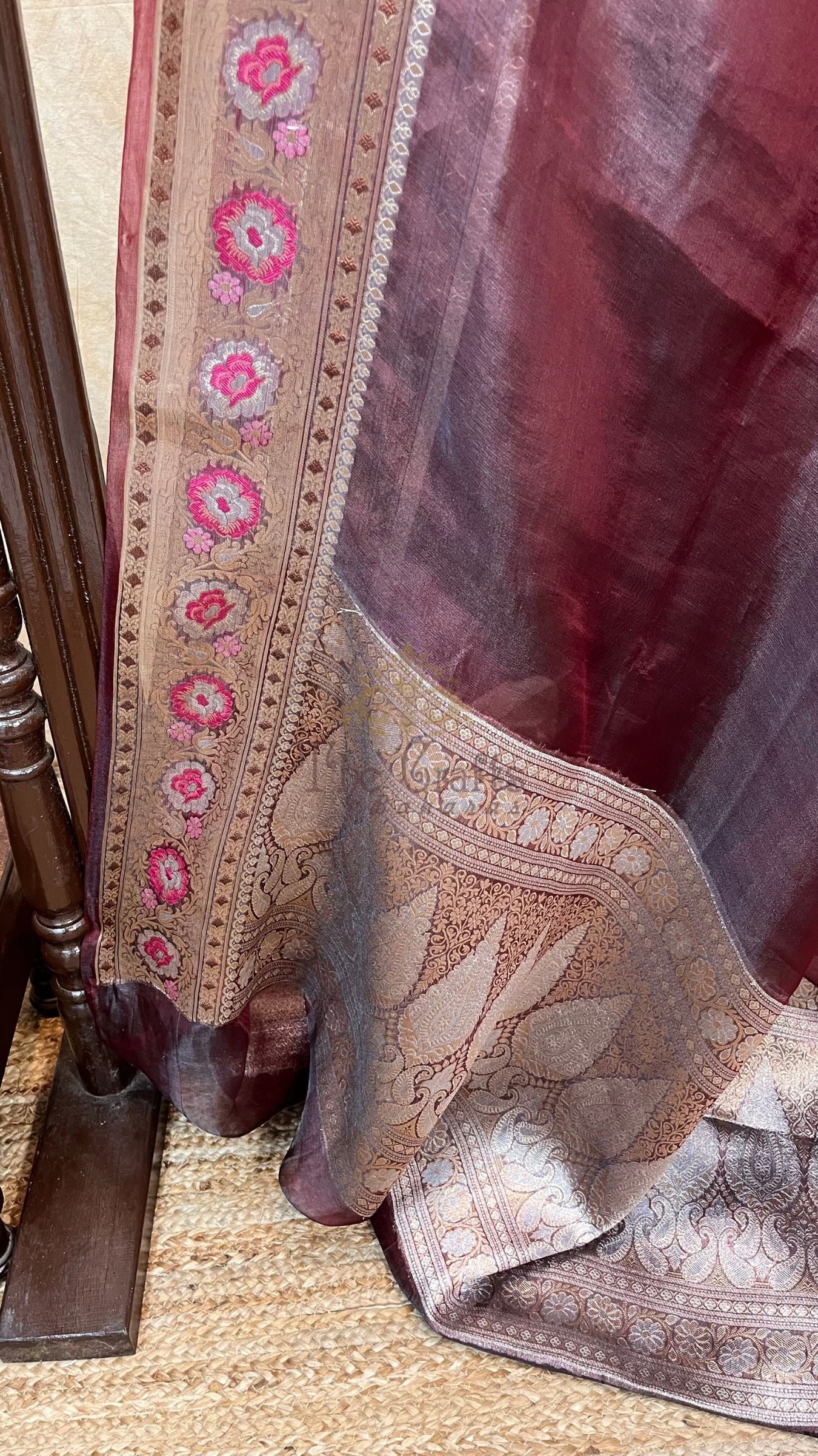 Pure Kora Tissue Silk Banarasi Saree