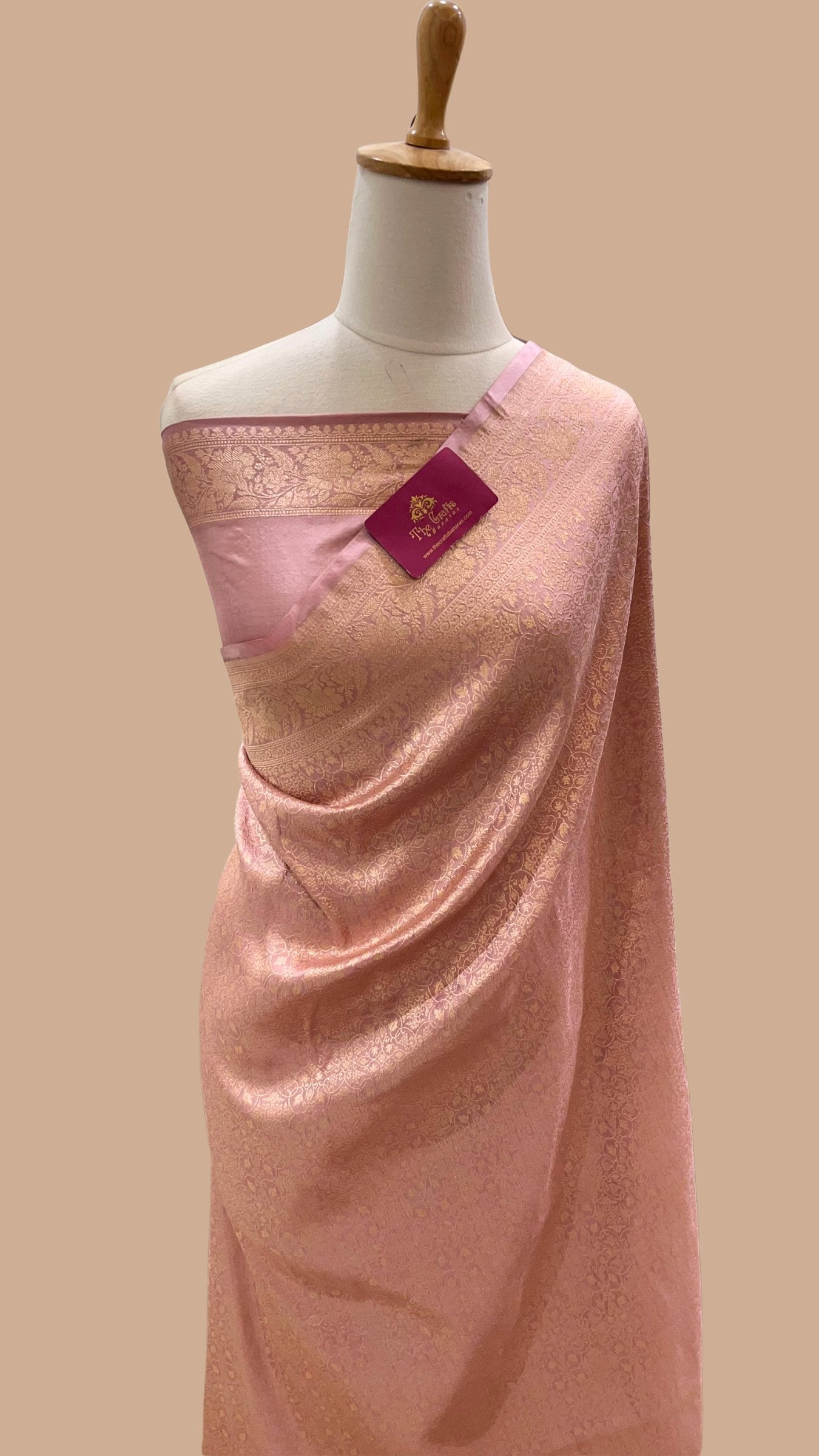 Pure Katan Silk Handloom Banarasi Saree - Tanchui Brocade