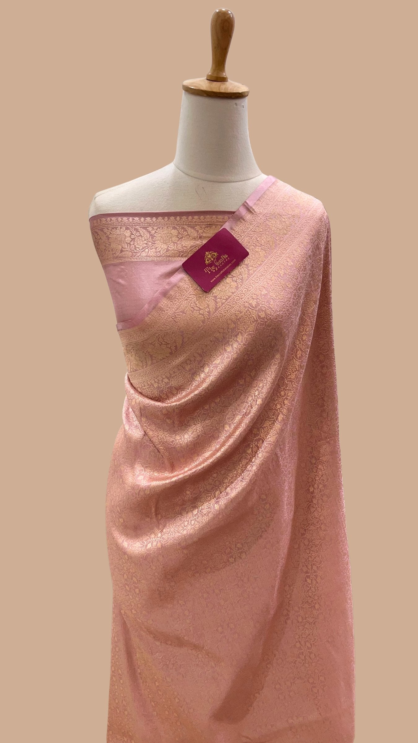 Pure Katan Silk Handloom Banarasi Saree - Tanchui Brocade
