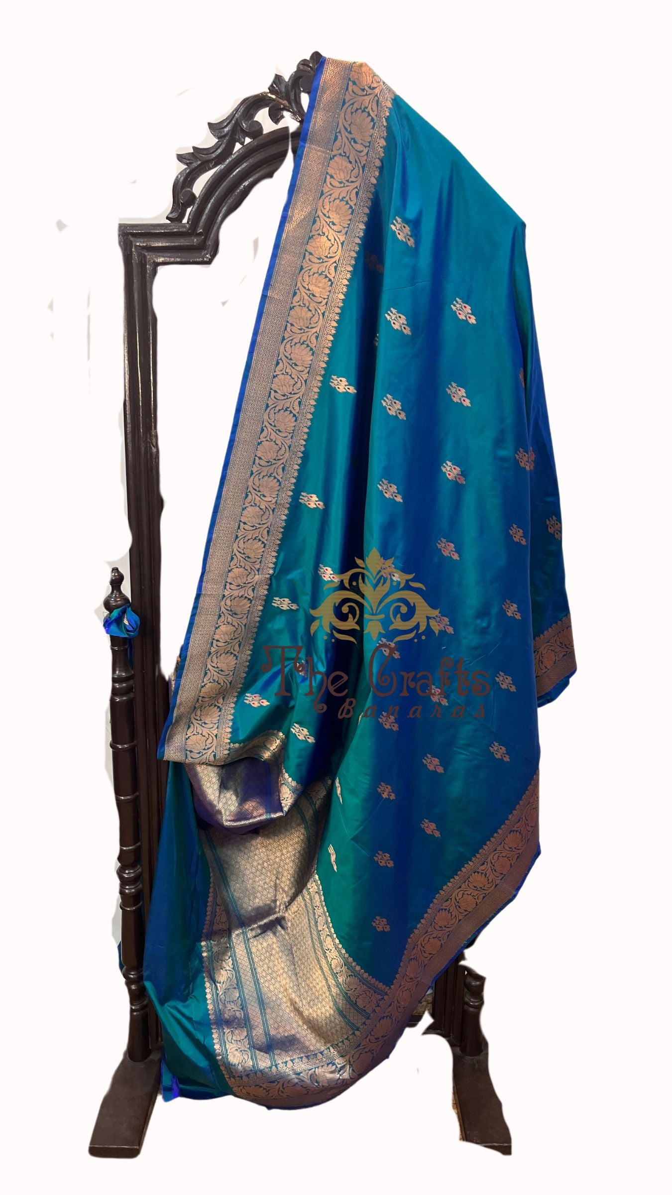 Pure Katan Silk Handloom Banarasi Saree - Kadhua Buti