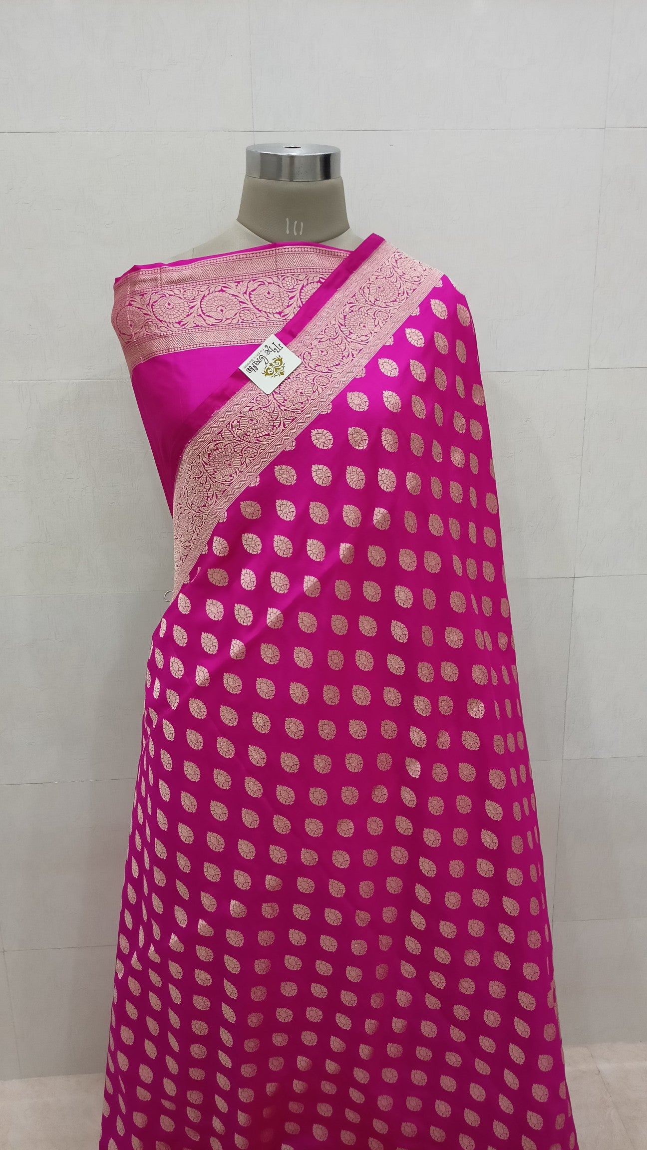 Pure Katan Silk Handloom Banarasi Saree - The Crafts Clothing