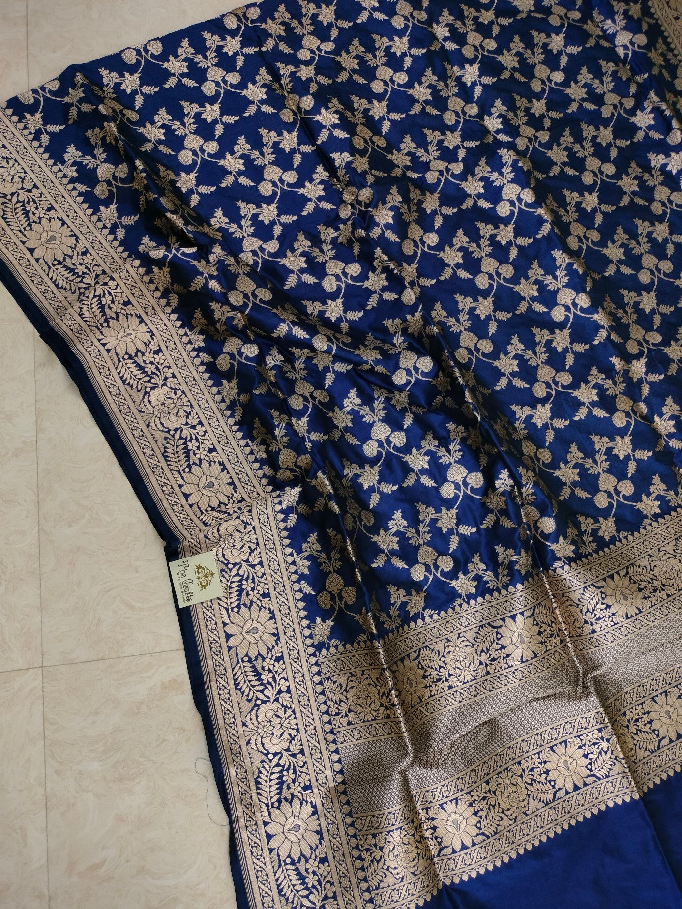 Pure Katan Silk Banarasi Handloom Dupatta