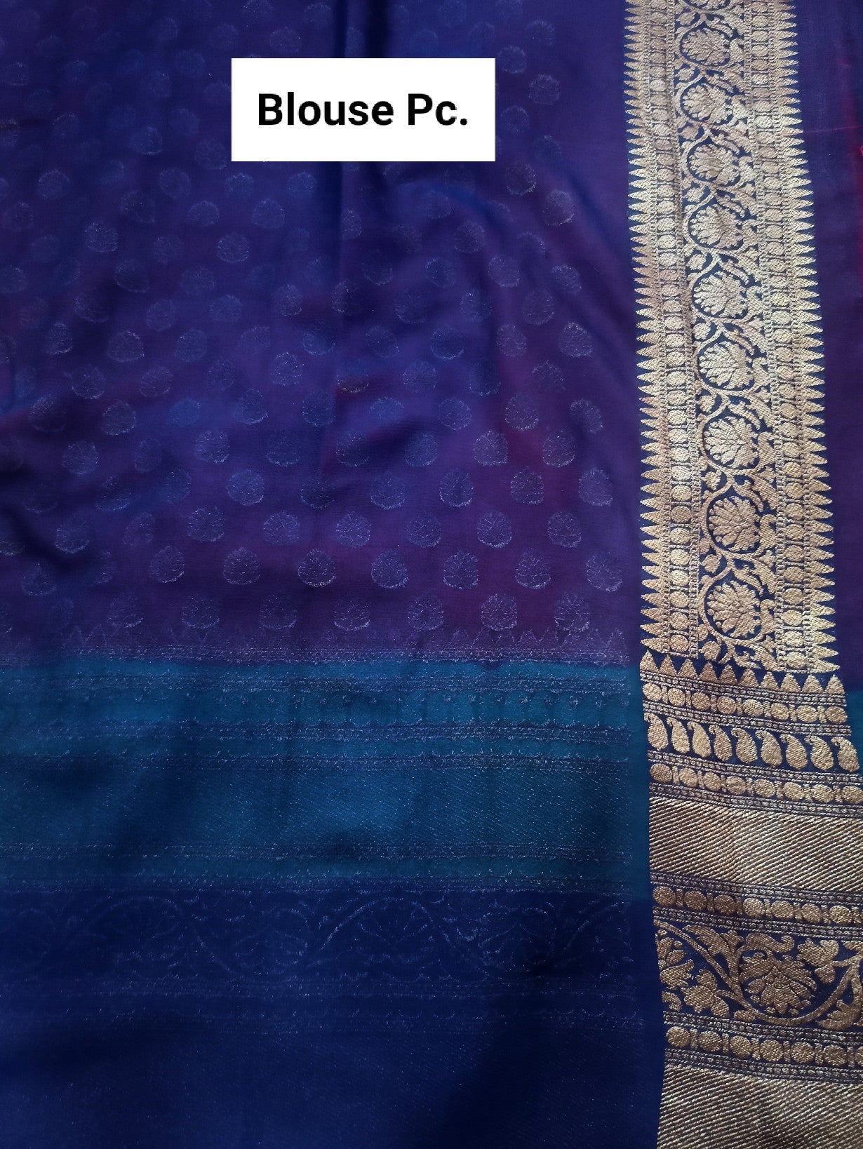 Khaddi Georgette Banarasi Saree - Antique Zari - The Crafts Clothing