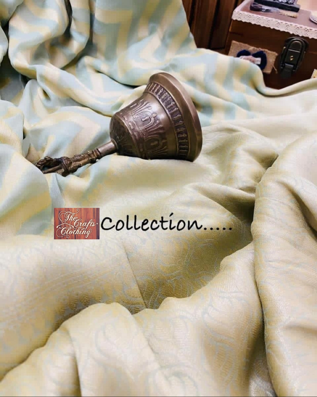 Pure Khaddi Chiffon Banarasi Saree - The Crafts Clothing