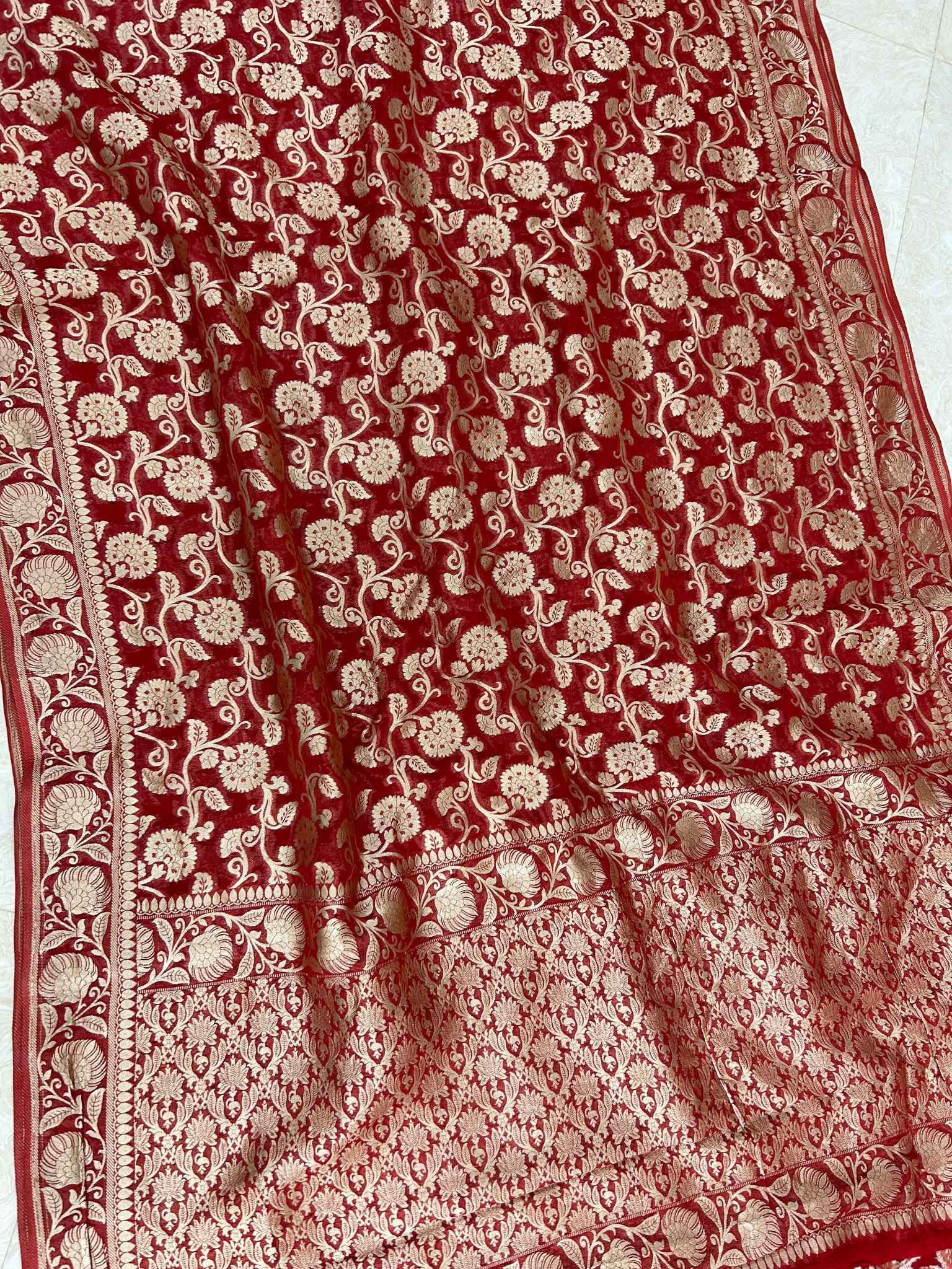 Pure Viscose Georgette Banarasi Saree