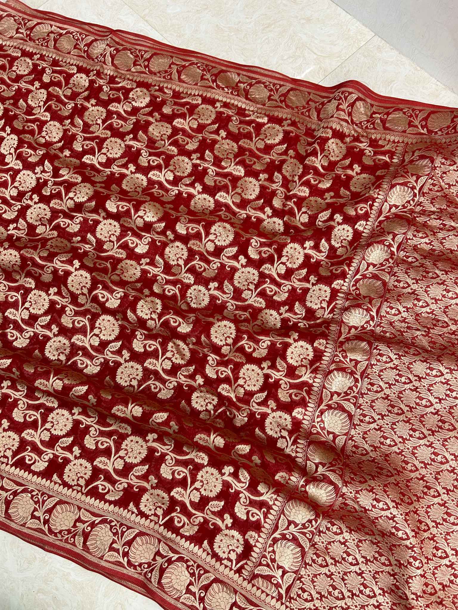 Pure Viscose Georgette Banarasi Saree