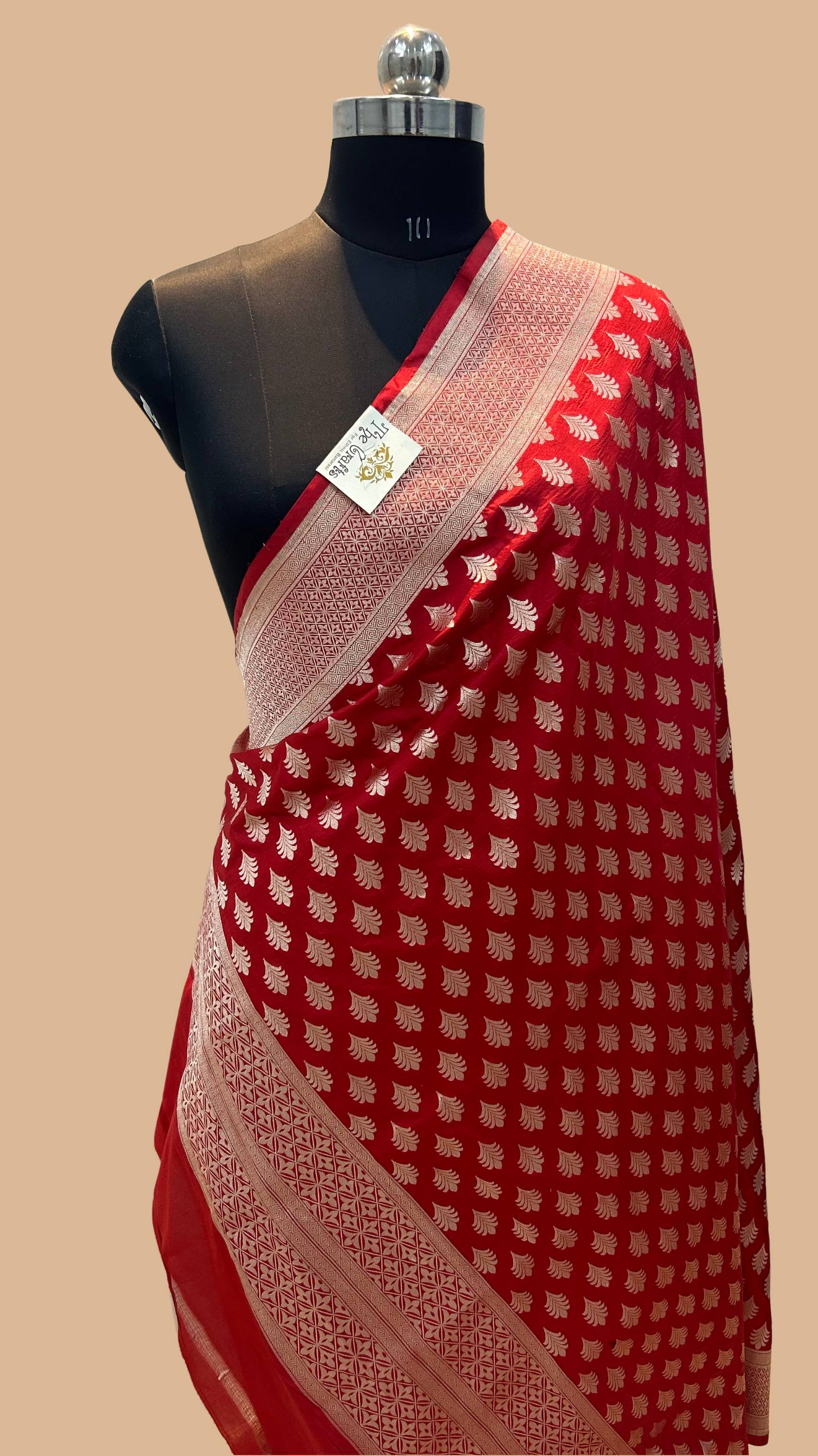 Pure Katan Silk Banarasi Handloom Dupatta