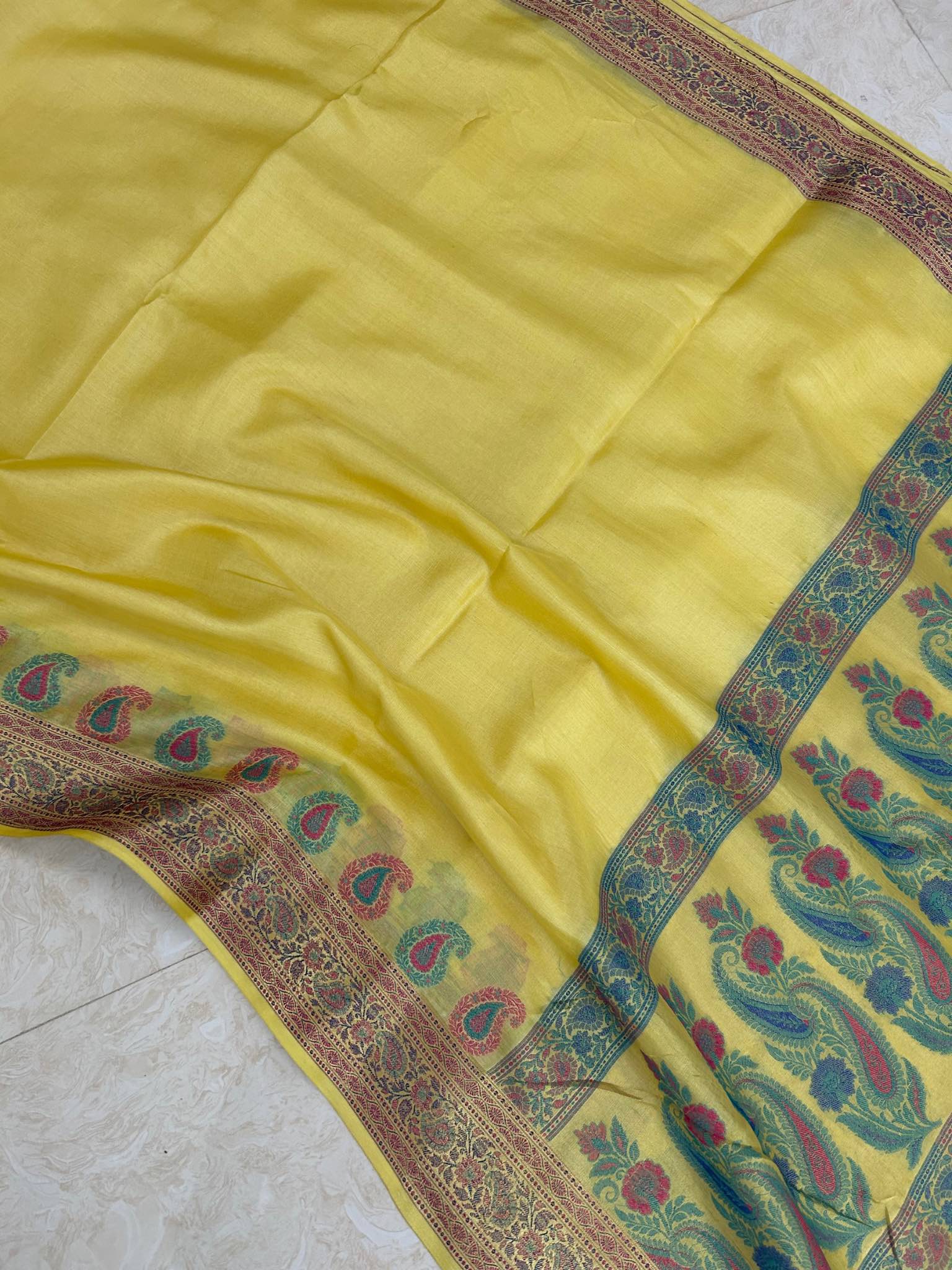 Pure Tussar Silk Banarasi Saree