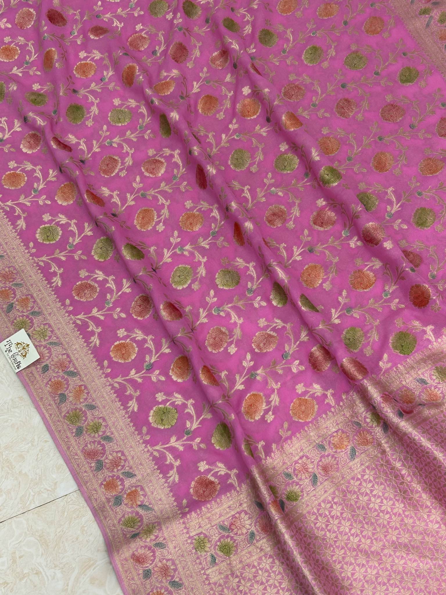 Pure Viscose Georgette Banarasi Saree