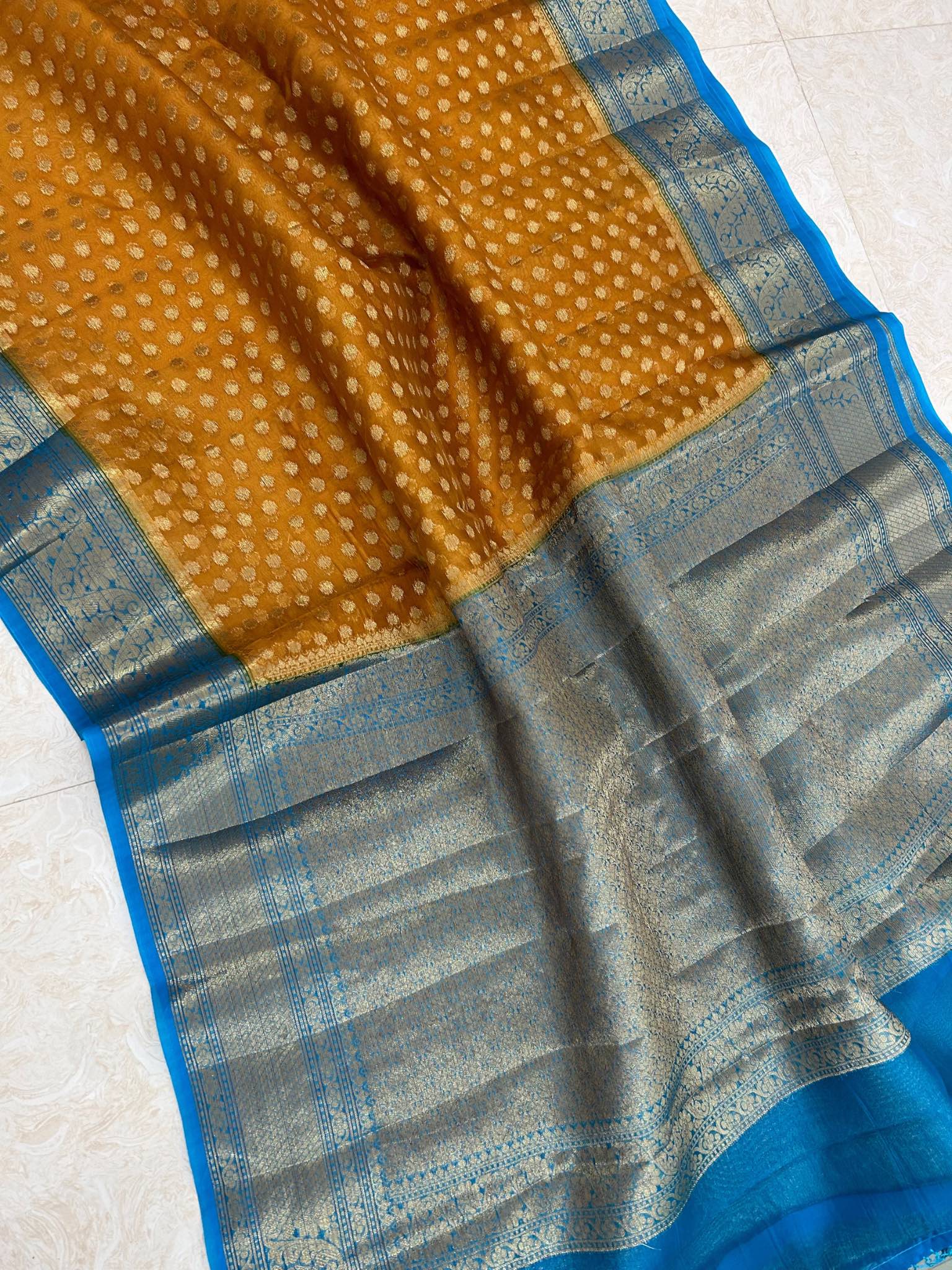 Pure Kora Silk Banarasi Saree