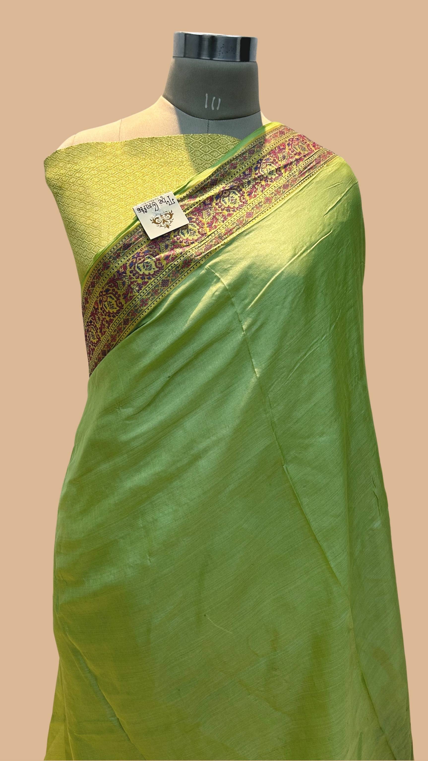 Pure Tussar Silk Banarasi Saree