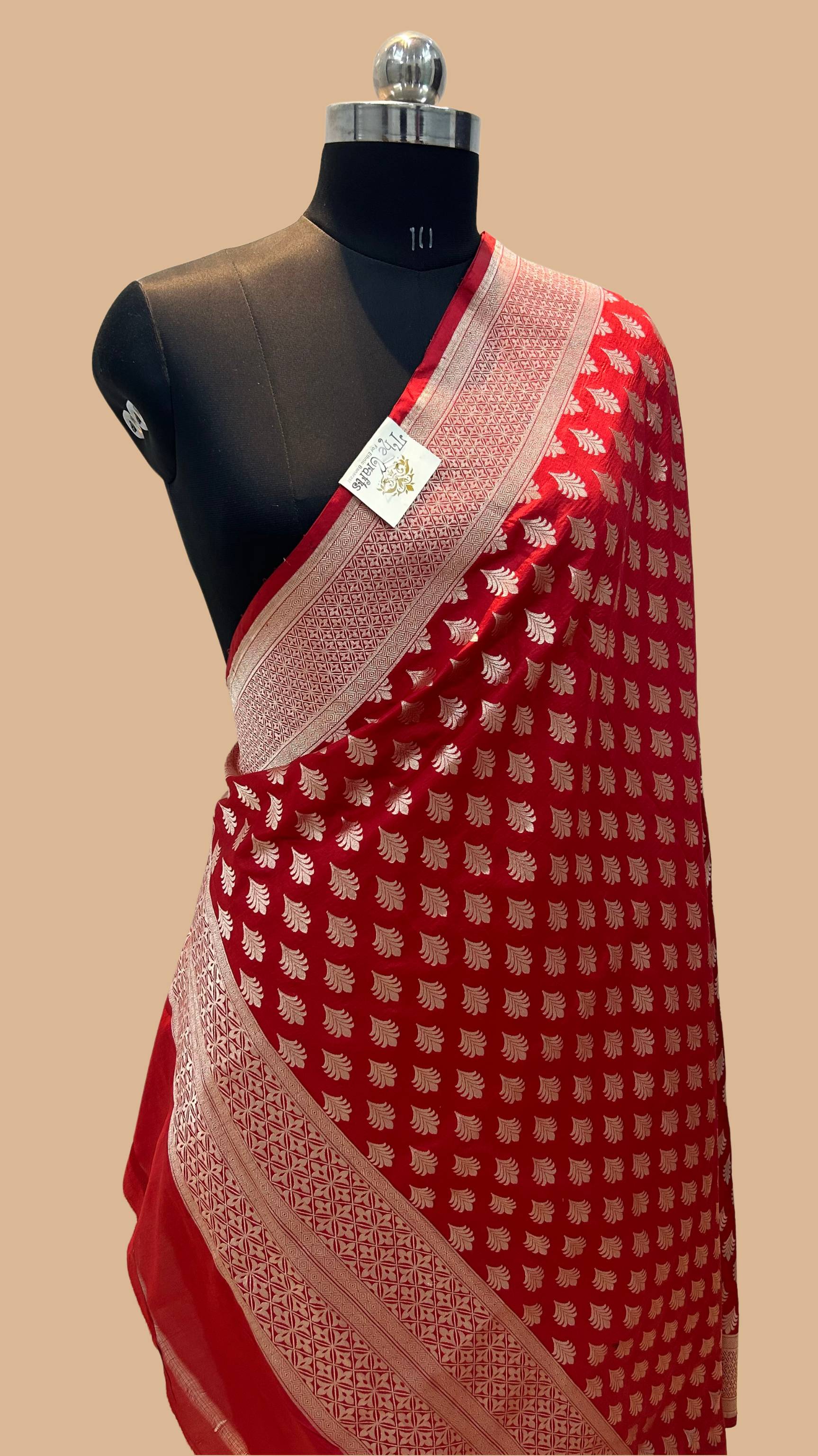 Pure Katan Silk Banarasi Handloom Dupatta