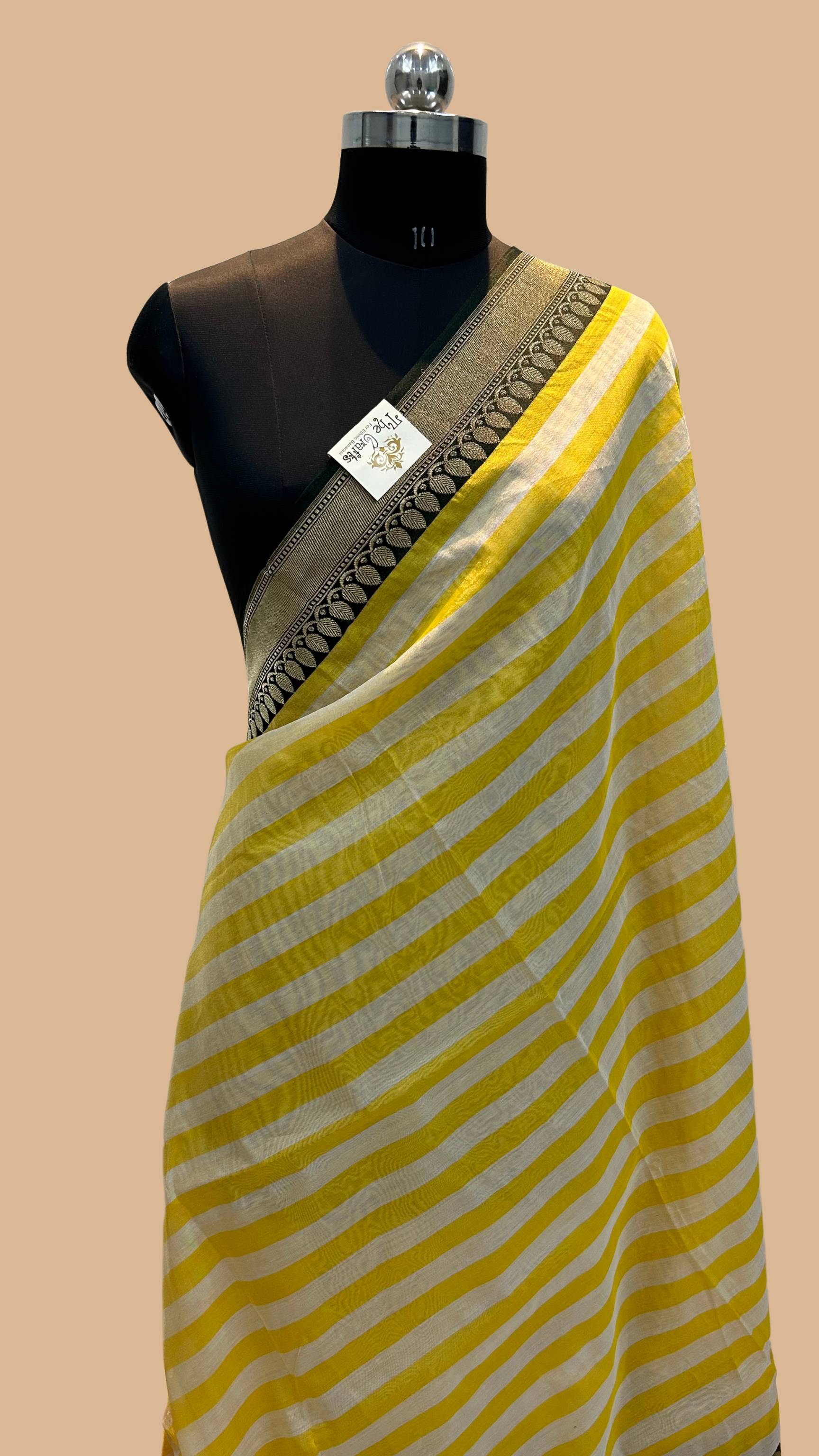 Pure Tissue Silk Banarasi Saree with Katan border