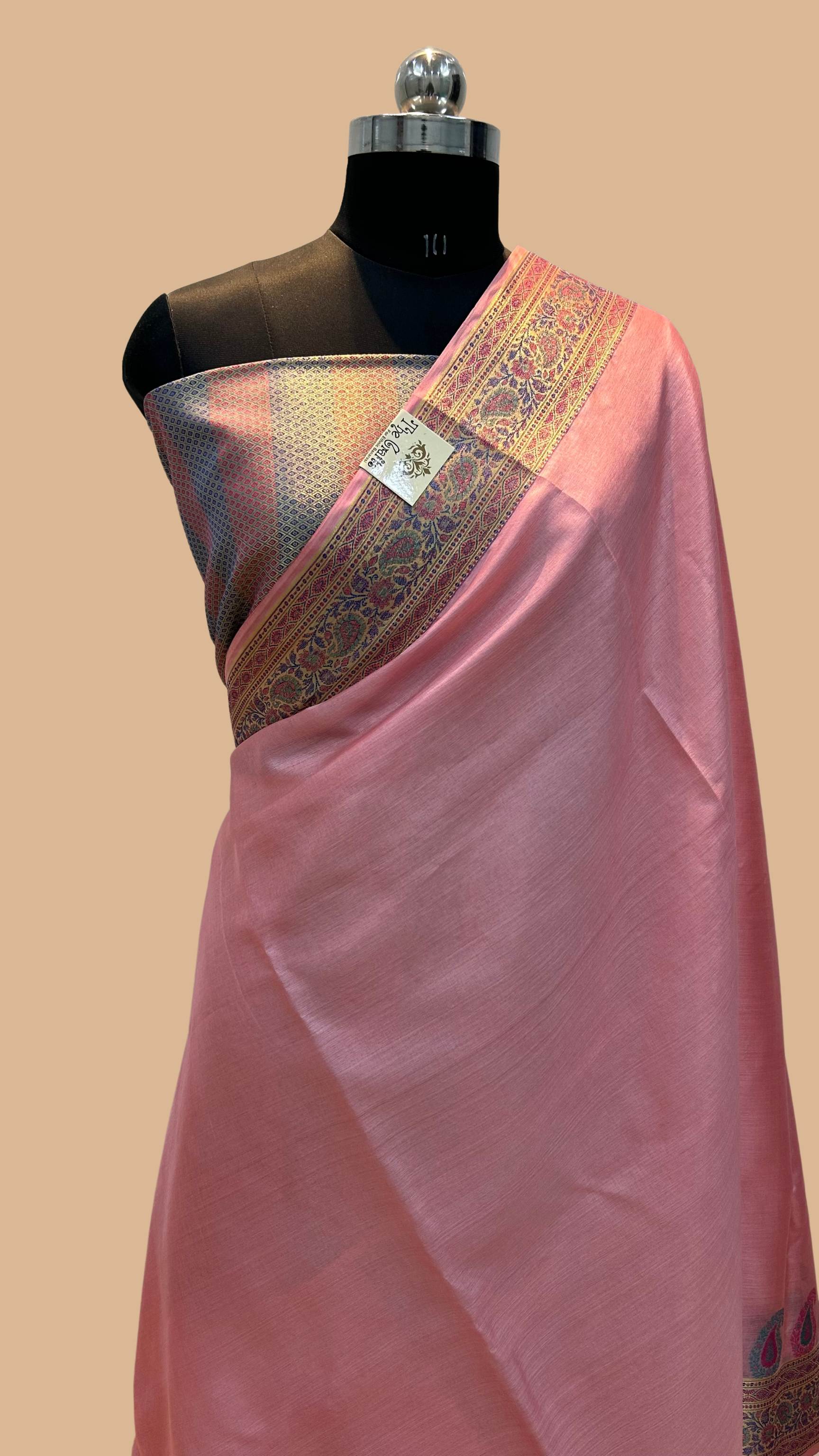 Pure Tussar Silk Banarasi Saree