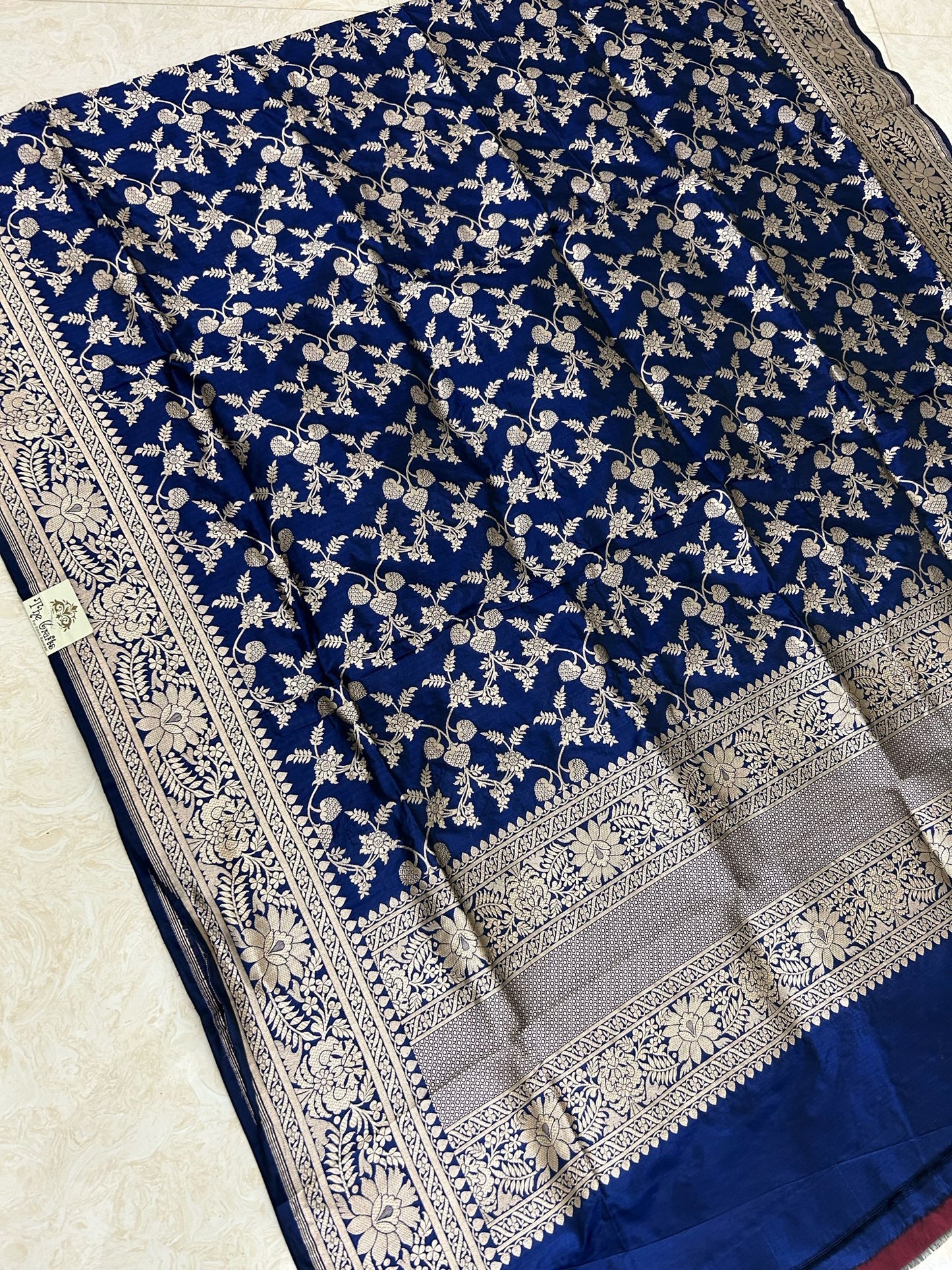 Pure Katan Silk Banarasi Handloom Dupatta