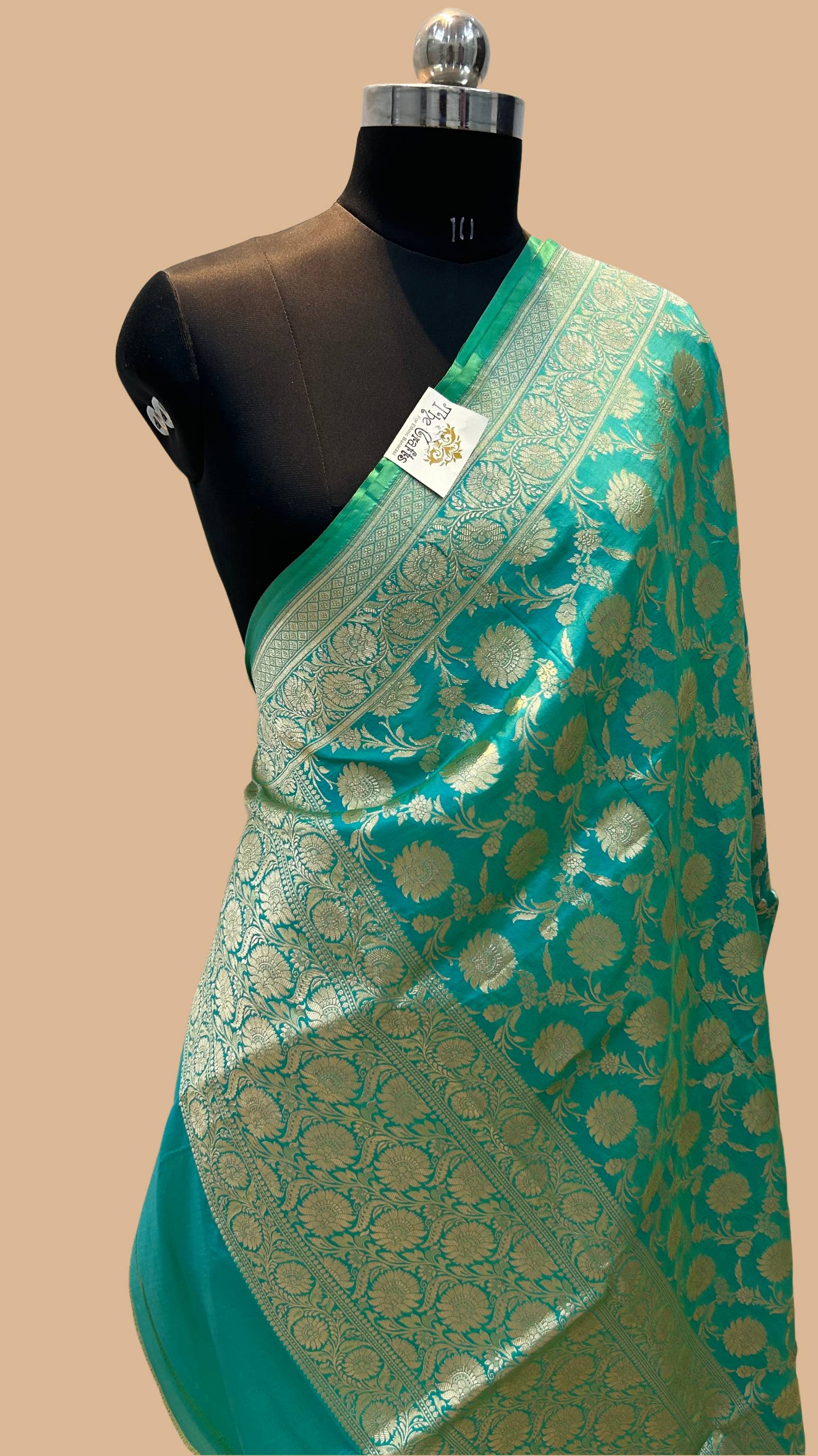 Pure Katan Silk Banarasi Handloom Dupatta