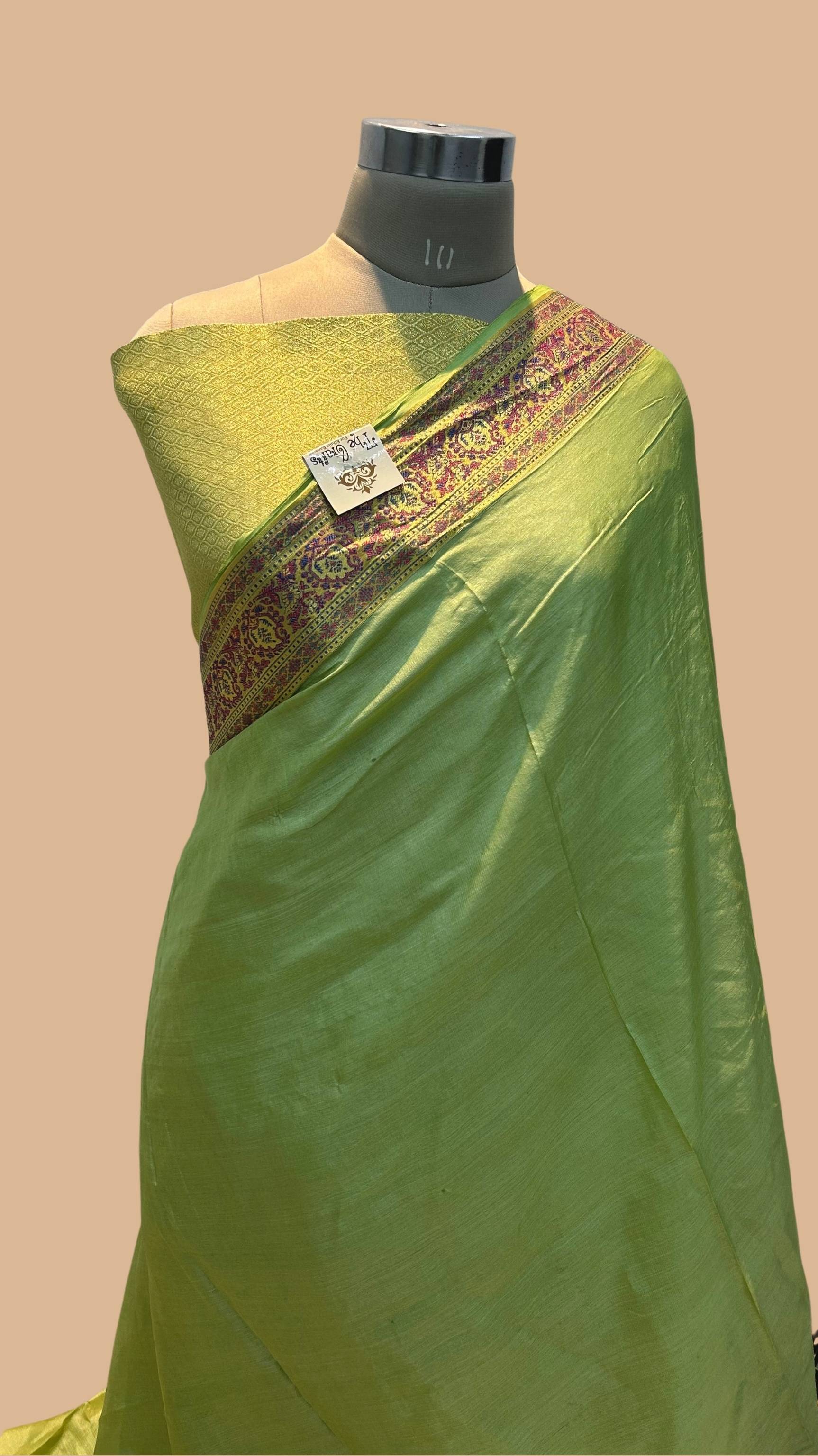 Pure Tussar Silk Banarasi Saree