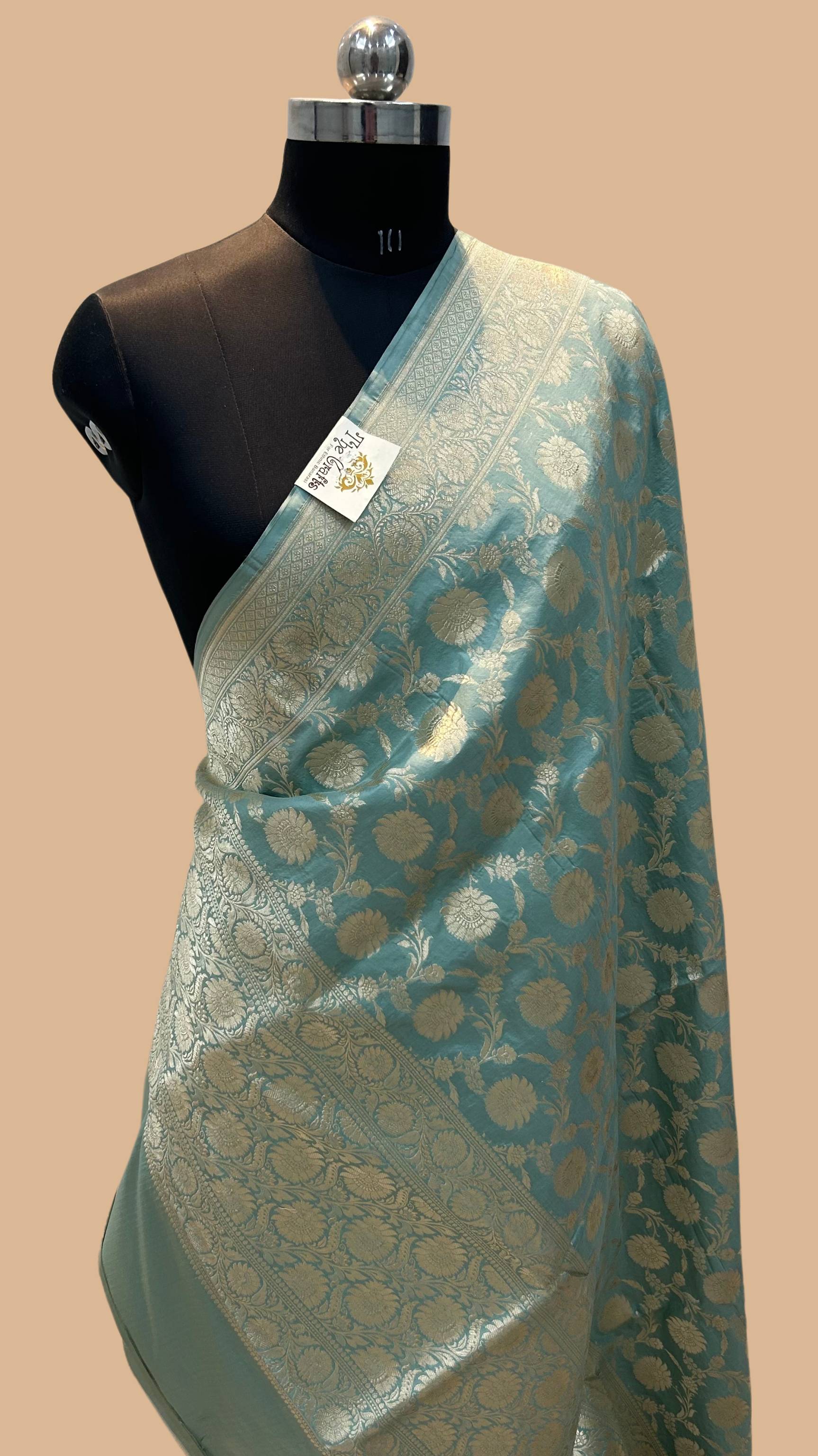 Pure Katan Silk Banarasi Handloom Dupatta