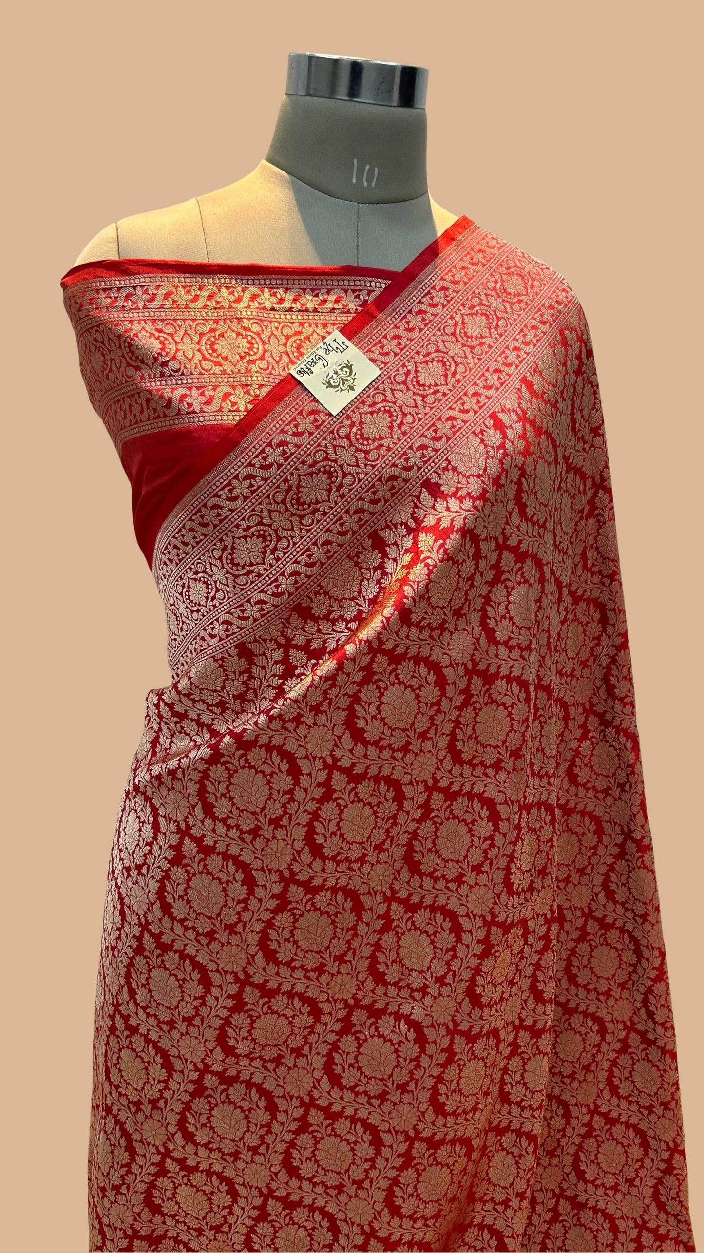 Pure Katan Silk Handloom Banarasi Saree - Tanchui Brocade