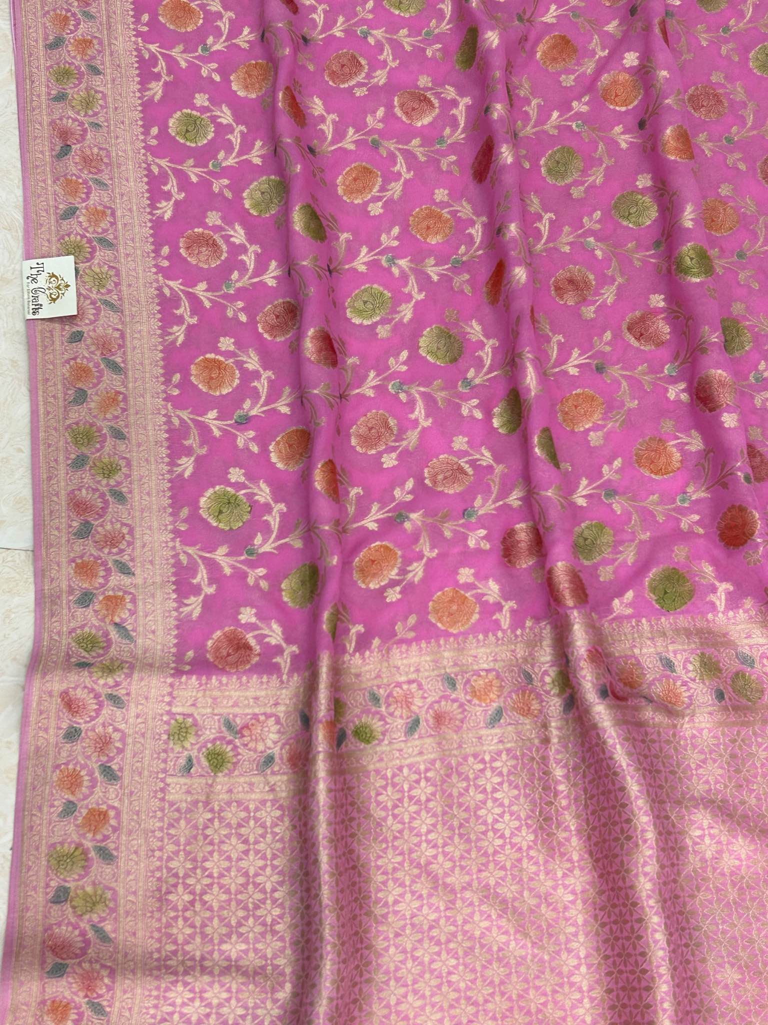 Pure Viscose Georgette Banarasi Saree